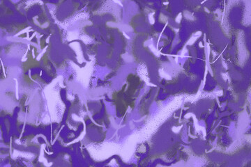 Violet spray paint ink texture. Graffiti painting on the wall. Street art and vandalism. Digitally airbrushed paper background.