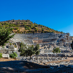 Obraz premium Ruins of the Greek city of Ephesus in Turkey