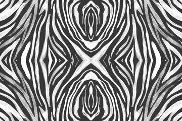 Seamless Zebra Lines. Abstract Safari Design. 