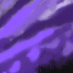 Violet spray paint ink texture. Graffiti painting on the wall. Street art and vandalism. Digitally airbrushed paper background.