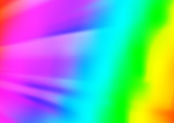 Light Multicolor, Rainbow vector blurred bright pattern. Colorful illustration in abstract style with gradient. A completely new design for your business.