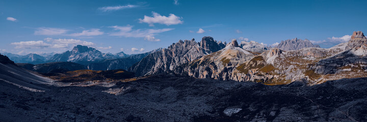 View from the tour around the Three Peaks of Lavaredo