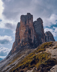 View from the tour around the Three Peaks of Lavaredo
