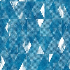 Seamless geometric blue ink pen crosshatch pattern. High quality illustration. Draft sketch like graphic design. Pencil or pen ink drawing with realistic smudges. Seamless repeat raster geo design.