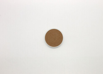 Brown Eyeshadow isolated on a White background