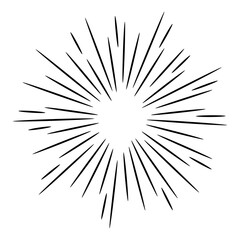 Obraz premium doodle design element, starburst doodle vector illustration ,hand drawn sparkling doodle,water explosion doodle illustration.