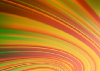 Light Green, Red vector blurred and colored background. An elegant bright illustration with gradient. A new texture for your design.