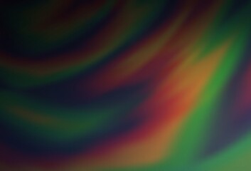Obraz premium Dark Multicolor, Rainbow vector abstract blurred background.