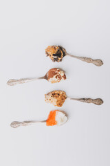 tasting dessert spoon