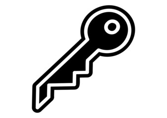 Key icon in trendy flat style isolated on background. Key icon page symbol for your web site design Key icon logo, app, UI. Key icon Vector illustration, EPS10.
