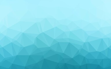 Obraz premium Light BLUE vector abstract polygonal layout. Glitter abstract illustration with an elegant design. Completely new template for your business design.