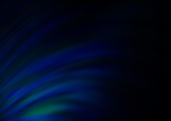 Dark BLUE vector pattern with lamp shapes. Shining illustration, which consist of blurred lines, circles. Textured wave pattern for backgrounds.