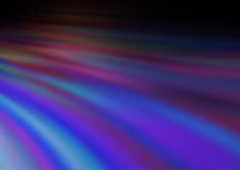 Dark Blue, Red vector template with bent ribbons. Brand new colored illustration in marble style with gradient. Brand new design for your ads, poster, banner.