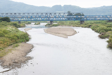 View of Chikuma River from Shinonoi Brige