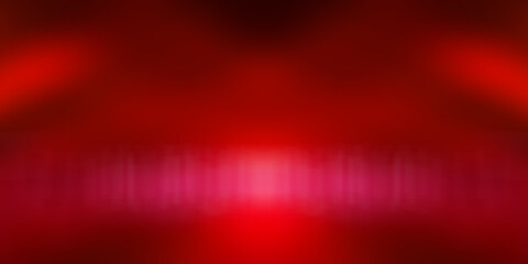 Abstract illustration background texture of beauty dark and light clear red, gradient flat wall and floor in empty spacious room