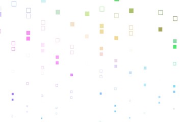 Light Multicolor, Rainbow vector template with square style.