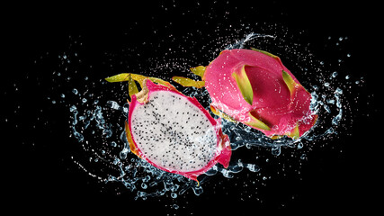Freshy Dragon fruit washing