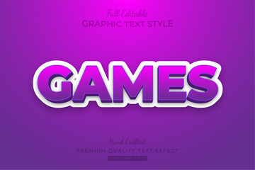 Cartoon Games Editable Text Style Effect Premium