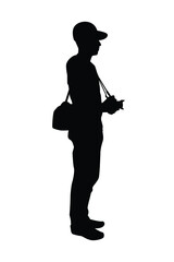 Photographer silhouette vector