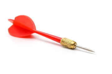 Red darts isolated on white background