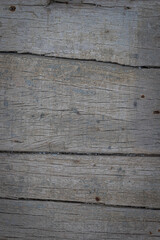 Naklejka premium Old wood pattern with cracks and nails