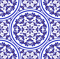 decorative blue pattern