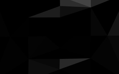 Fototapeta premium Dark Silver, Gray vector blurry triangle texture. Colorful illustration in abstract style with gradient. Textured pattern for background.
