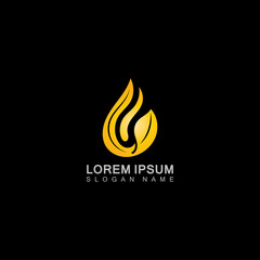 Vector Fire Flame element Illustration Logo, template creative symbol business