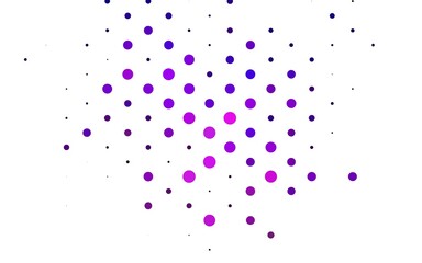 Light Pink, Blue vector texture with disks. Glitter abstract illustration with blurred drops of rain. Design for business adverts.