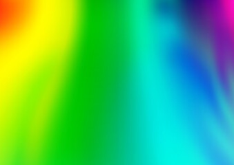 Light Multicolor, Rainbow vector abstract blurred pattern. Modern geometrical abstract illustration with gradient. A completely new design for your business.
