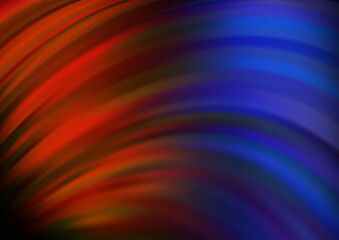 Dark Blue, Red vector template with liquid shapes. An elegant bright illustration with gradient. A completely new marble design for your business.