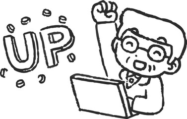 Old man who made a lot of money by investing 