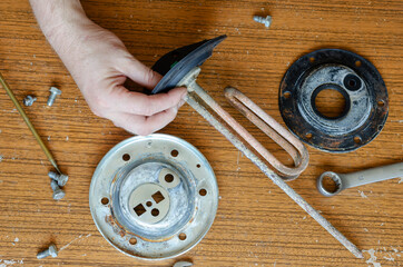 Locksmith performs a thorough inspection of the heating element.