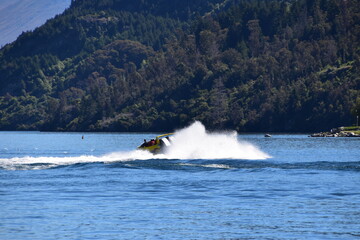 Fototapeta premium The activity in Queenstown, New Zealand