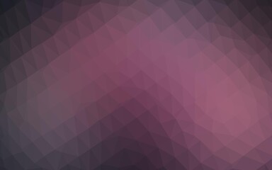 Dark Pink vector low poly cover. Glitter abstract illustration with an elegant design. Brand new style for your business design.