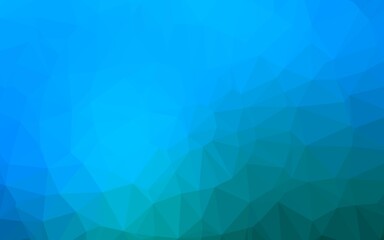 Fototapeta na wymiar Light BLUE vector blurry triangle pattern. Modern geometrical abstract illustration with gradient. Triangular pattern for your business design.