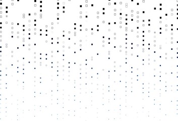 Light BLUE vector background with rectangles.