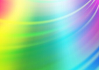 Light Multicolor, Rainbow vector blurred and colored background. Colorful illustration in abstract style with gradient. A new texture for your design.