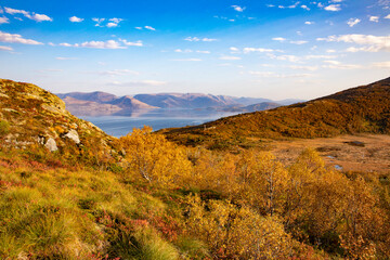 Hiking in the mountains, Northern Norway