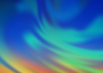 Light Blue, Green vector blurred and colored template. Colorful illustration in blurry style with gradient. The template can be used for your brand book.