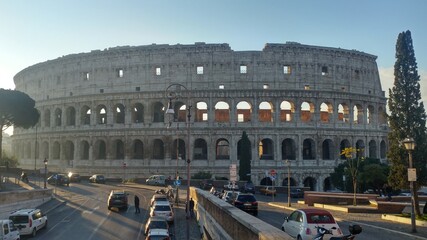 colosseum at night