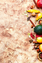 Autumn harvest background