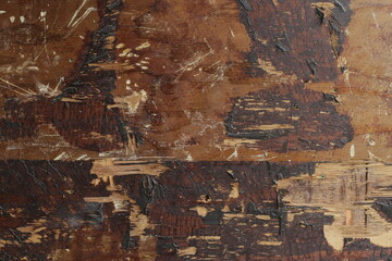 The texture of a wall made of wood