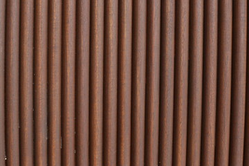 The texture of a wall made of wood