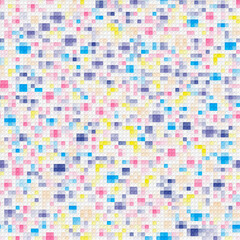 Colorful geometric pattern with different shapes