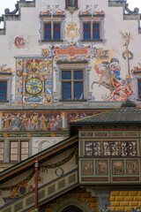 Fototapeta premium view of the historic old town hall in Lindau