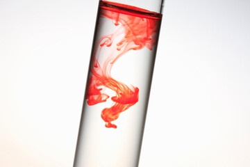 試験管とインク