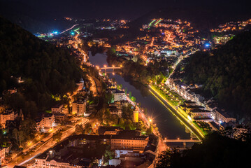 Fototapeta premium Stadt nachts