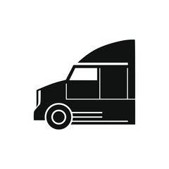 illustration vector graphic of truck head/front
