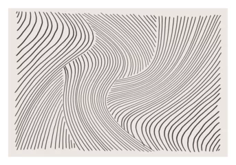 Fototapete Minimalistische Kunst Trendige abstrakte ästhetische kreative minimalistische künstlerische handgezeichnete Komposition